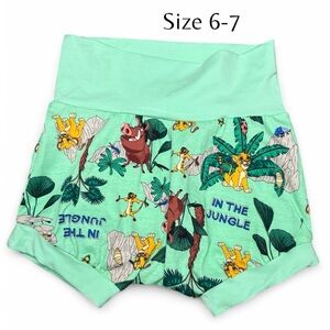 Custom made shorts-NEW- Bonds lion king print